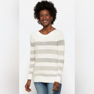 Market and Spruce Tawnee Cotten Blend Waffle Stitch Seeater